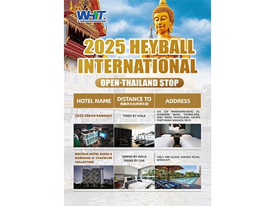 Heyball International Open Tai peatus - ametlik majutusjuhend