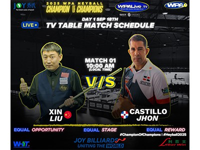 🎱 Mängu aeg! Alustab peagi: Xin Liu vs Jhon Castillo on algamas 2025. aasta ...